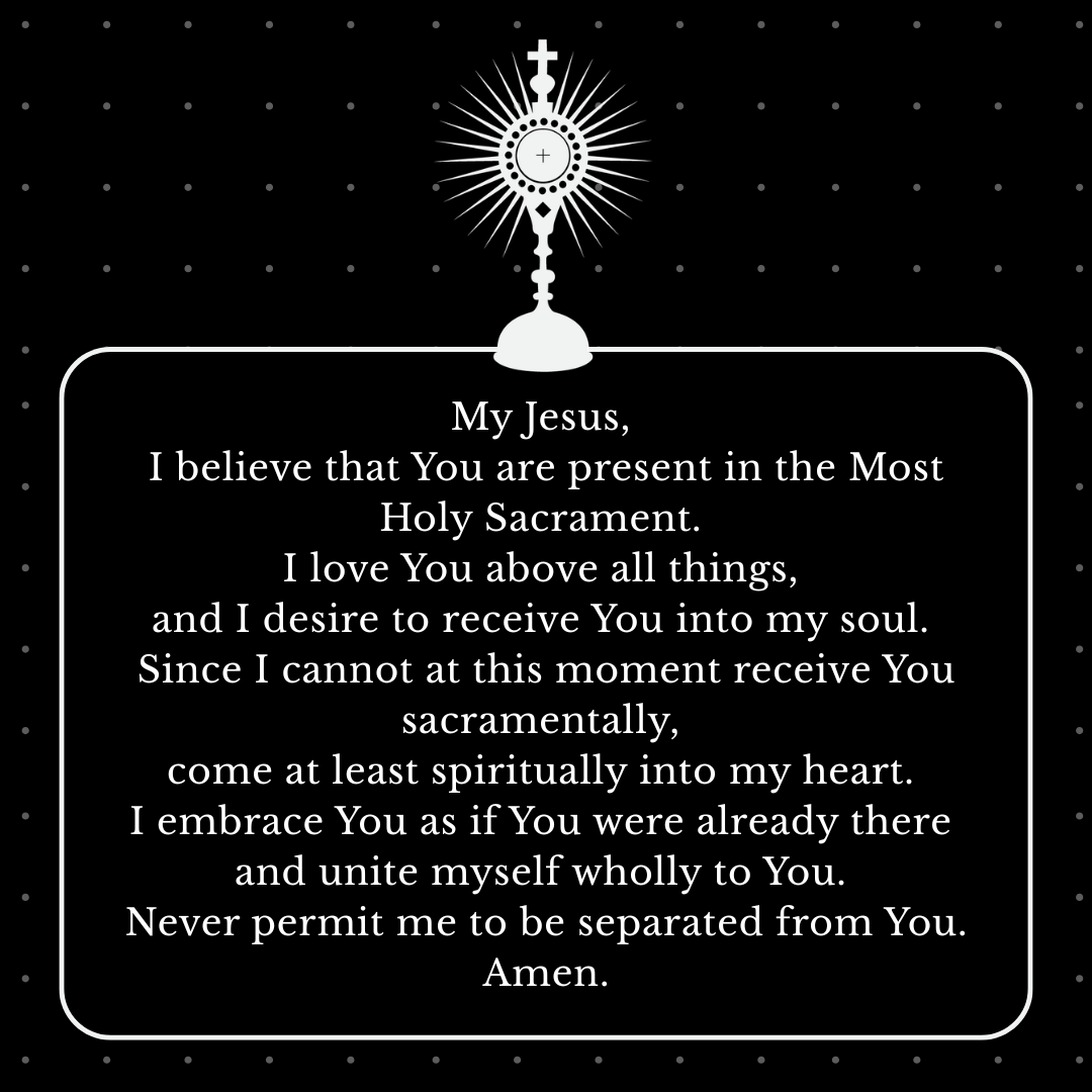 Spiritual Communion Magnet